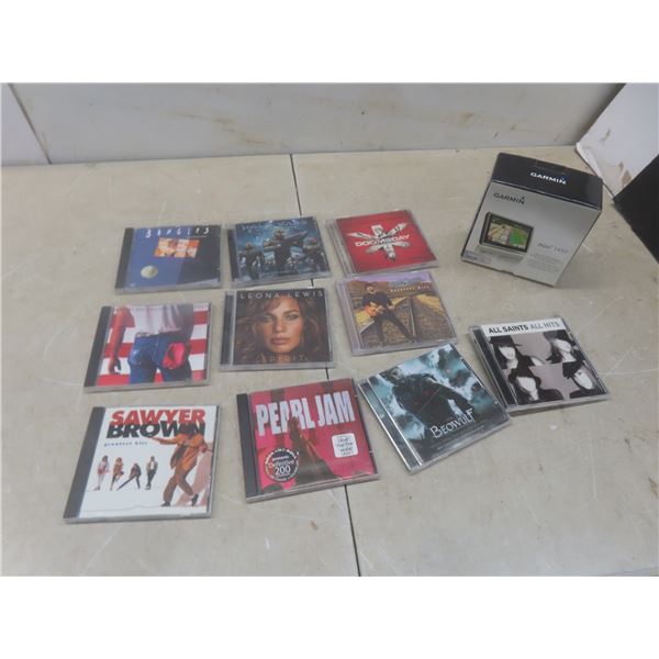 10 CDs — Rock and Roll and Games, plus GPS