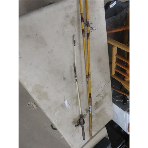 2 Fishing Rods and 1 Shakespeare Reel