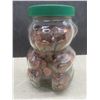 Image 3 : Kraft Peanut Butter Teddy Bear Jar Full of Pennies