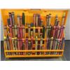 Image 8 : 2 Partial Packages Plastic Poker Chips with Boxes, Crayola Crayon Holder with Crayons and 1977 Winn