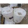 Image 1 : 2 White Poly Barrels