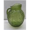 Image 14 : Le Creuset 4 Espresso Cups with Saucers, Temptations Old World Green Cookie Jar with Flower Knob, V