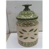 Image 7 : Le Creuset 4 Espresso Cups with Saucers, Temptations Old World Green Cookie Jar with Flower Knob, V