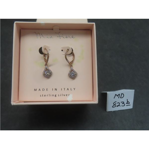 Mia Fiore Sterling Silver Earrings — Made in Italy