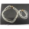 Image 2 : 3 Statement Fashion Necklaces and Freshwater Pearl Necklace with Matching Bracelet