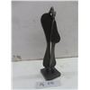 Image 1 : Boris Kramer "Quiet Encounter" — Hand-Forged Steel Sculpture, 12", Signed on Base with Artist Label