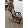 Image 1 : Rocking Chair — Wood and Cane