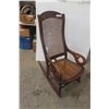 Image 2 : Rocking Chair — Wood and Cane