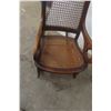 Image 4 : Rocking Chair — Wood and Cane