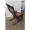 Image 5 : Rocking Chair — Wood and Cane