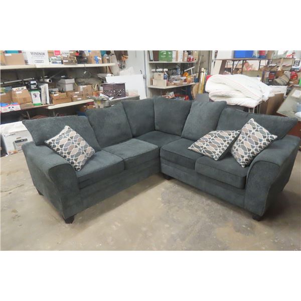 2-Piece Sectional Sofa — Like New Store Display, 78" × 84"