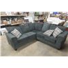 Image 1 : 2-Piece Sectional Sofa — Like New Store Display, 78" × 84"