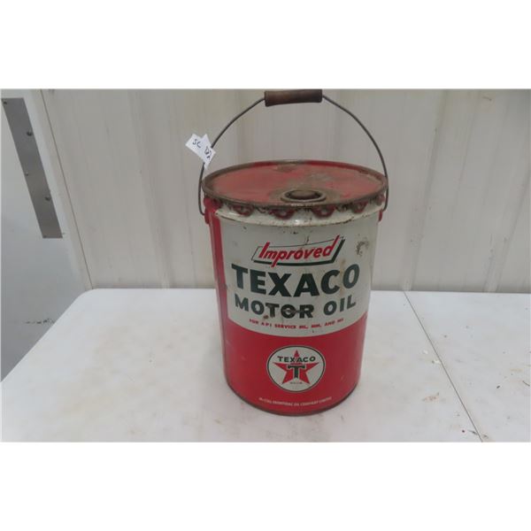 Texaco Motor Oil - 5 Gallon Pail