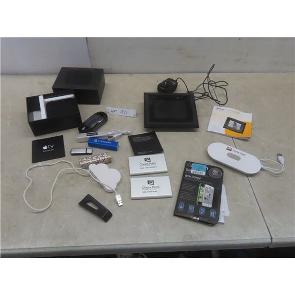 Apple TV, Kodak EasyShare Digital Picture Frame, Wireless External Battery Pack and More