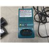 Image 2 : 2 Makita 7.2V Batteries with Charger and Case,6 New Pairs Horizon Leather Work Gloves
