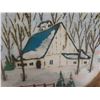 Image 10 : Framed Picture (14" × 12"), Ming Garden Vase, Hand Painted Plate and Vintage Metal Shower Caddy and