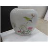 Image 2 : Framed Picture (14" × 12"), Ming Garden Vase, Hand Painted Plate and Vintage Metal Shower Caddy and