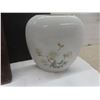 Image 3 : Framed Picture (14" × 12"), Ming Garden Vase, Hand Painted Plate and Vintage Metal Shower Caddy and