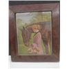 Image 5 : Framed Picture (14" × 12"), Ming Garden Vase, Hand Painted Plate and Vintage Metal Shower Caddy and