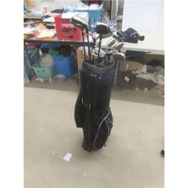 12 AccuBar Golf Clubs with Bag — Right Hand