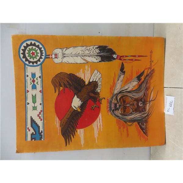 Greg Paupanek's Painting, 18" × 24"