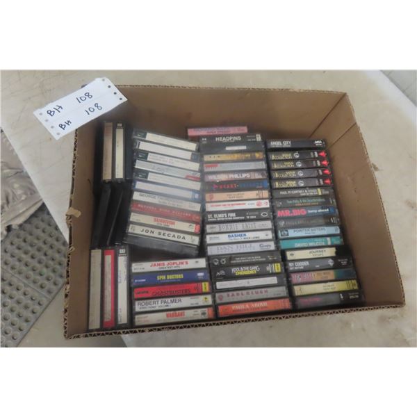 Approximately 55 Music Cassettes – Rock & Roll: George Thorogood, Van Halen, Tom Petty, Paul McCart
