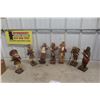 Image 1 : 7 Paper Mâché Mexico Figures