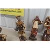 Image 4 : 7 Paper Mâché Mexico Figures