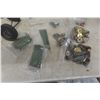 Image 11 : Box of Very Old Meccano Metal Pieces Including Meccano Instructions