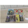 Image 1 : 7 Action Figures: DC Batman Crusaders, DC Joker; 2 Marvel Legends: Invincible Iron Man, Wolf Man Li