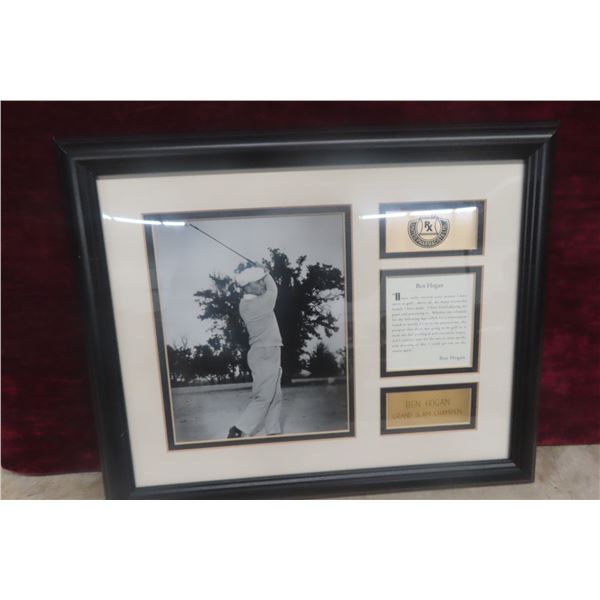 Ben Hogan Grand Slam Champion Golf Framed Picture – 13" × 16"