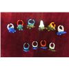 Image 6 : Vintage 1970s Plastic Gumby Gumball Machine Rings – Lot of 10