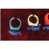 Image 7 : Vintage 1970s Plastic Gumby Gumball Machine Rings – Lot of 10