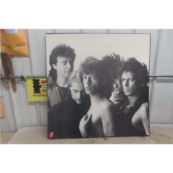 The Rolling Stones Photo on Foamcore Sheet – 3 × 3 Ft.
