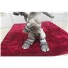Image 3 : Comical Resin Moose Holding a Branch – Stands 15.5" High