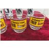Image 3 : 9 Winnipeg Tribune Drinking Glasses – 5 Feature the Front Page of the Tribune