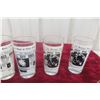 Image 4 : 9 Winnipeg Tribune Drinking Glasses – 5 Feature the Front Page of the Tribune