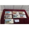Image 1 : 7 Vintage Scenic Jigsaw Puzzles in Mailing Envelopes – One Envelope Torn Open