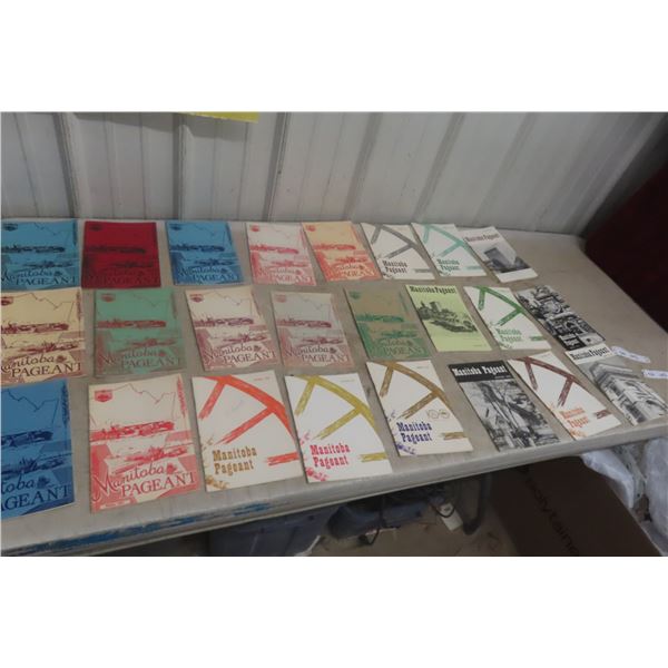 24 Manitoba Pageant Booklets – Photos and Information, 1956–1979