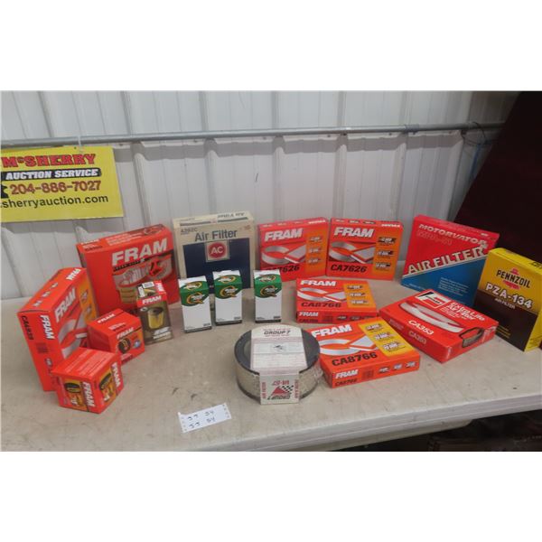 NOS Air and Oil Filters
