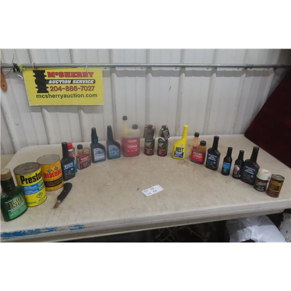 Fuel Stabilizer, Cleaner, Lock De-Icer, RAD Flush and Lubricants