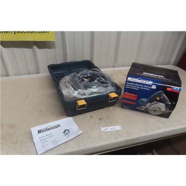 New MasterCraft Portable Wet/Dry Tile Saw – and More