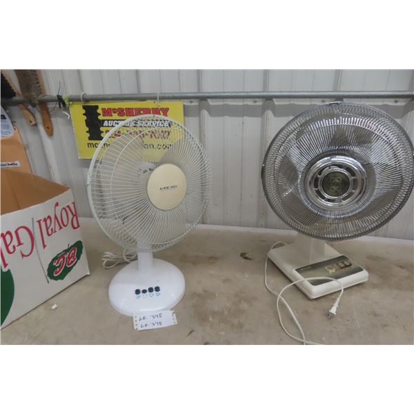 2 Oscillating Fans – Airworks and Sears 