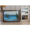 Image 1 : Painting by E. Sloan, 1968 – 31-1/2" × 23"; Plus Mirror – 15" × 8"