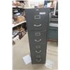 Image 1 : 4-Drawer Metal Filing Cabinet – 52" × 15" × 18"