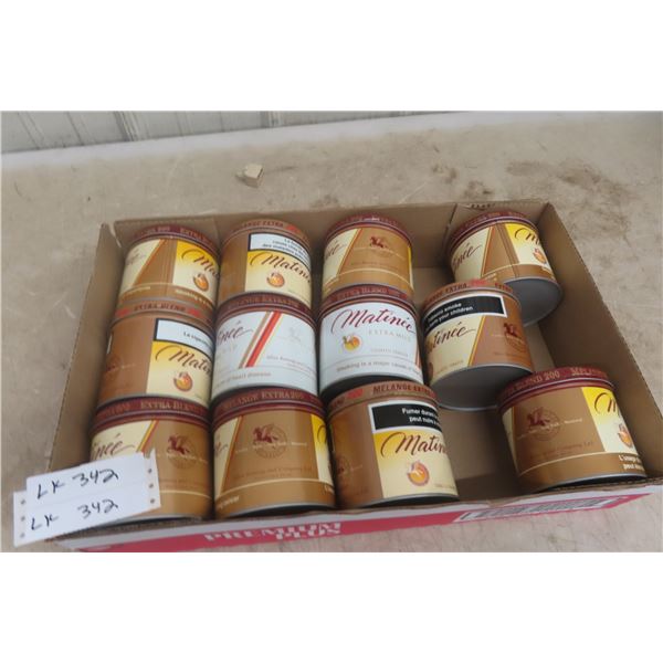 Matinee Tobacco Tins – Qty 12