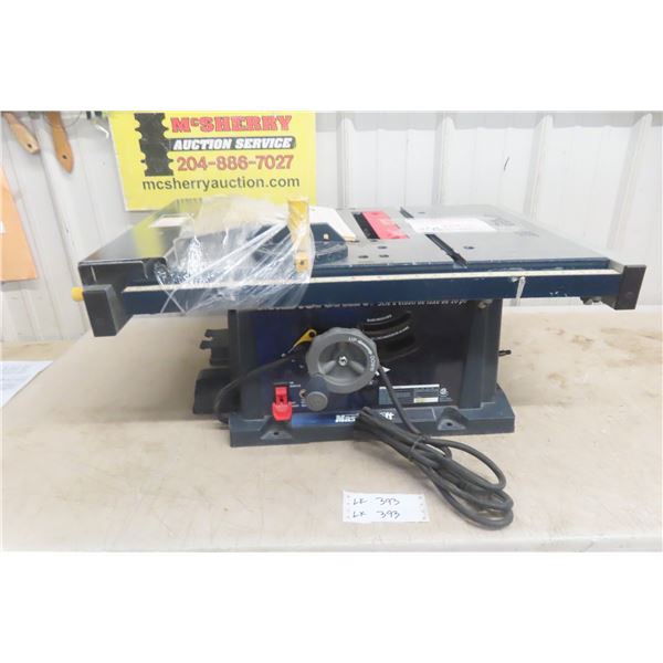 MasterCraft 10" Deluxe Table Saw – Unused