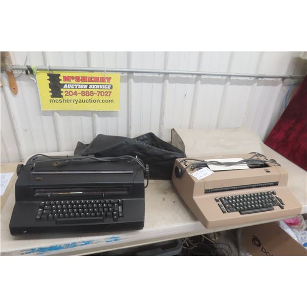 2 IBM Electric Typewriters