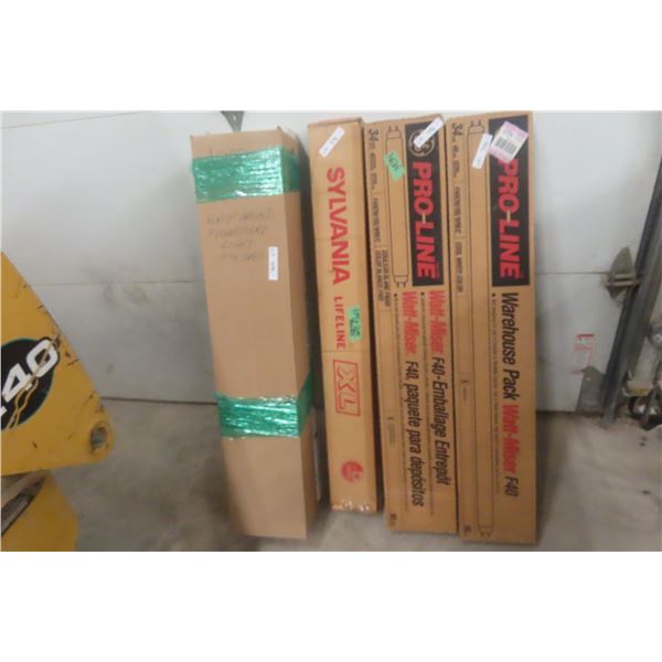 New Fluorescent Light Bulbs and Fixture Cover