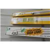 Image 2 : New Shop Fluorescent Light Fixture and 2 LED 3-in-1 Bulbs